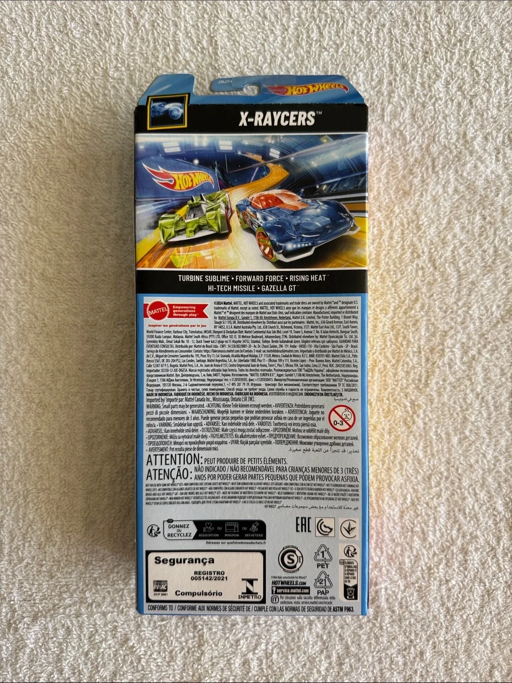 Hot Wheels X-Raycers 5 Pack Multicolor Kids Toy Cars